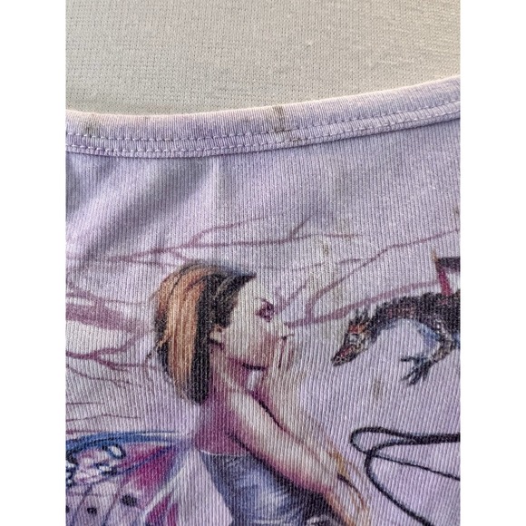 Vtg 2YK The Mountain X Dolls Kill Fairy‎ & Dragon Skirt Set With Tank Top Sz XXL - Picture 3 of 10